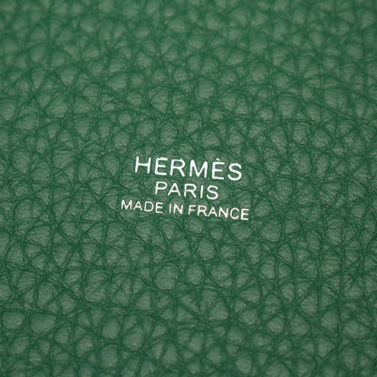 エルメス ピコタンロックMM ハンドバッグ グリーン系 トリヨンクレマンス バッグ HERMES