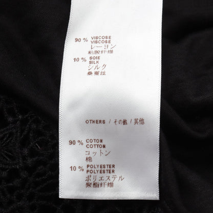 ルイ・ヴィトン 裾レース ワンピース ブラック系 ワンピース LOUIS VUITTON