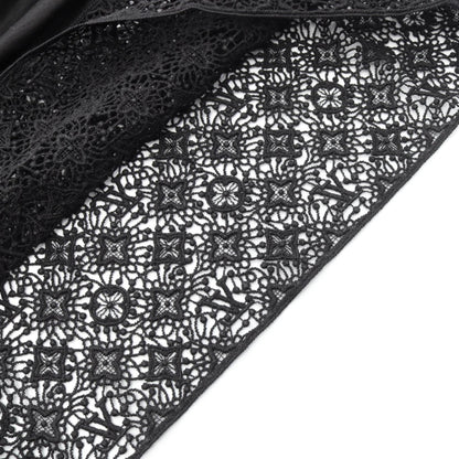 ルイ・ヴィトン 裾レース ワンピース ブラック系 ワンピース LOUIS VUITTON