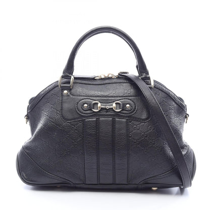 グッチ ホースビット グッチシマ 2WAY ハンドバッグ ブラック系 バッグ GUCCI