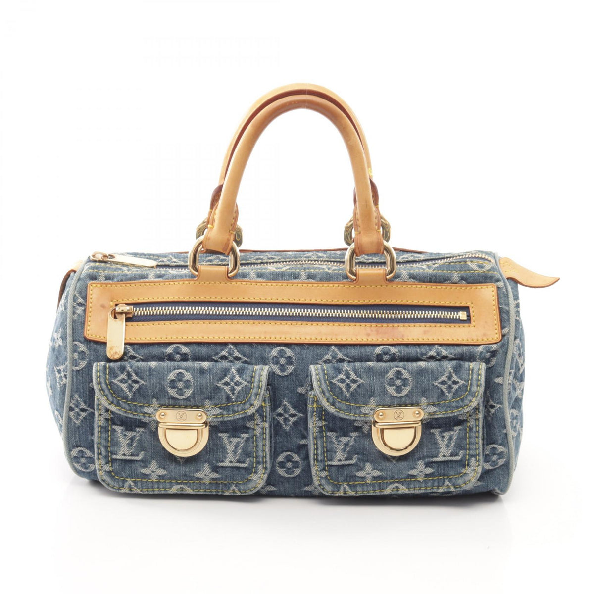 ルイ・ヴィトン ネオスピーディ ハンドバッグ ブルー系 バッグ LOUIS VUITTON