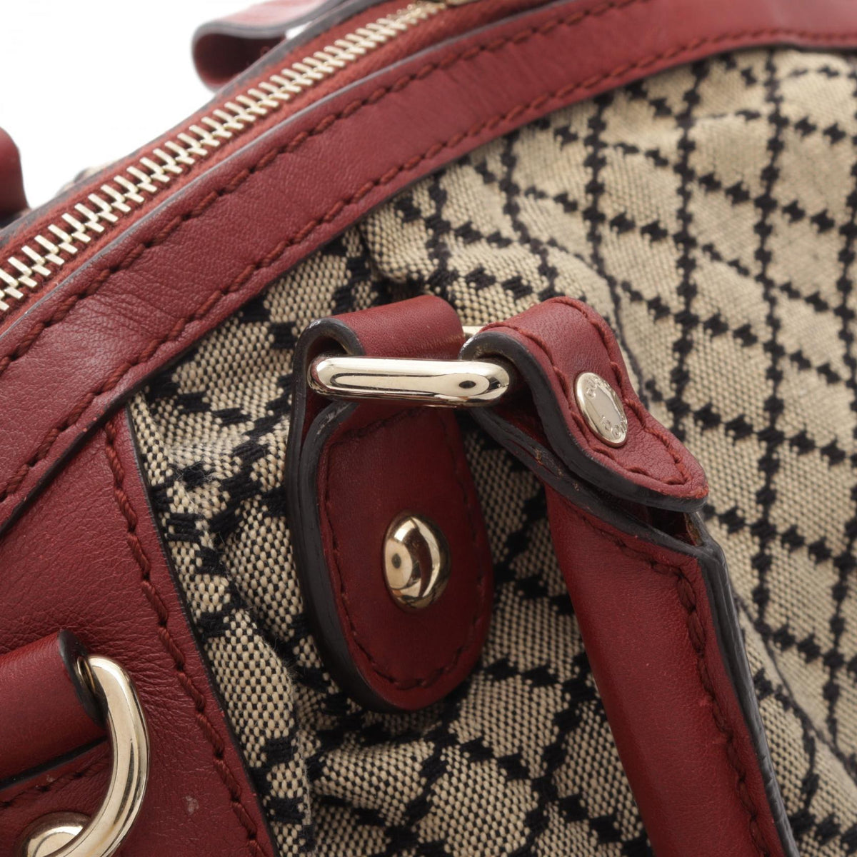 グッチ スーキー ディアマンテ ハンドバッグ ベージュ系 レッド系 ブラック系 バッグ GUCCI