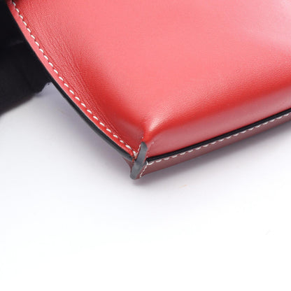ロエベ GATE POCKET ゲートポケット ショルダーバッグ レッド系 ボルドー系 バッグ LOEWE