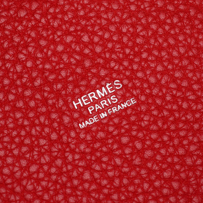 エルメス ピコタンロックPM ルージュカザック ハンドバッグ レッド系 トリヨンクレマンス バッグ HERMES