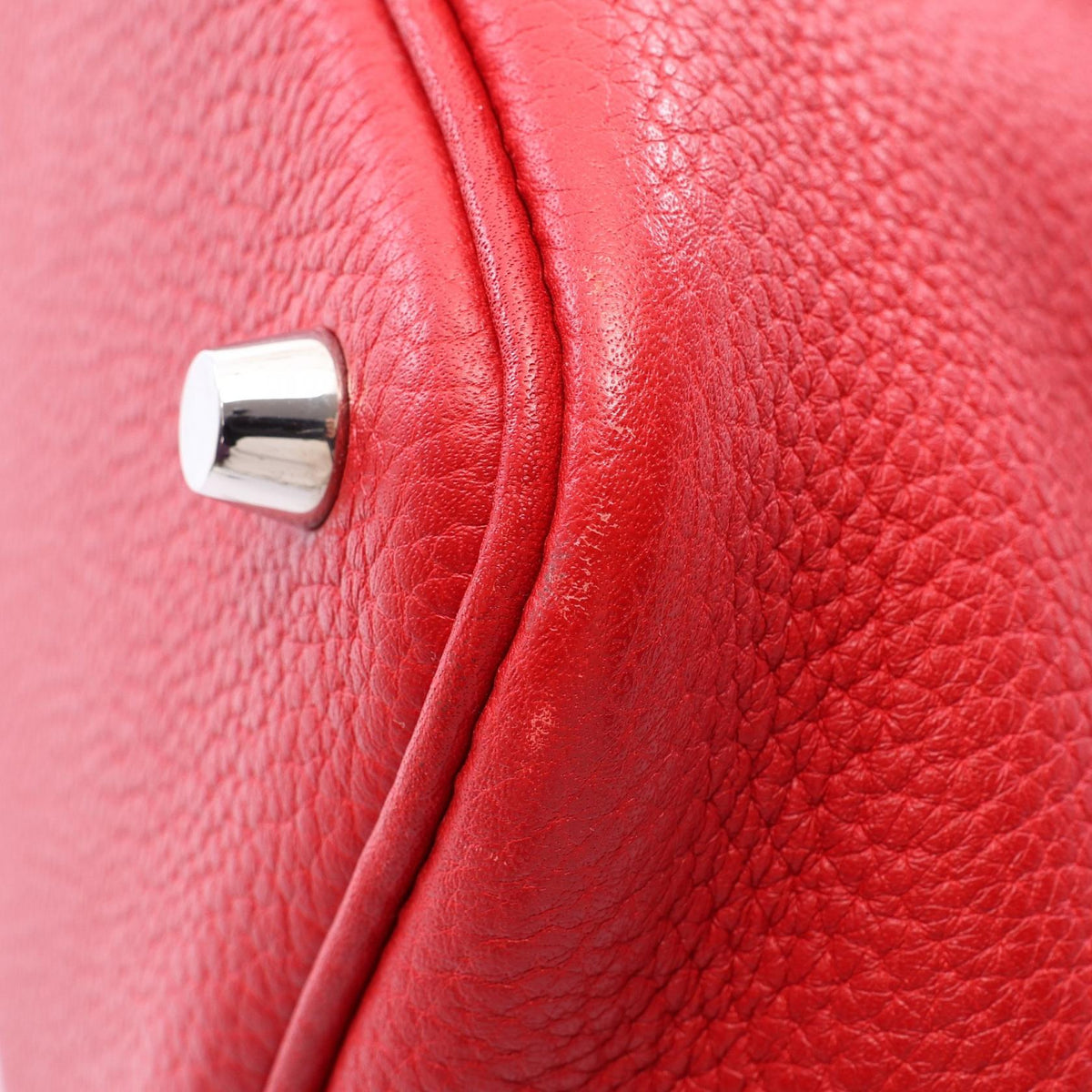エルメス ピコタンロックPM ルージュカザック ハンドバッグ レッド系 トリヨンクレマンス バッグ HERMES