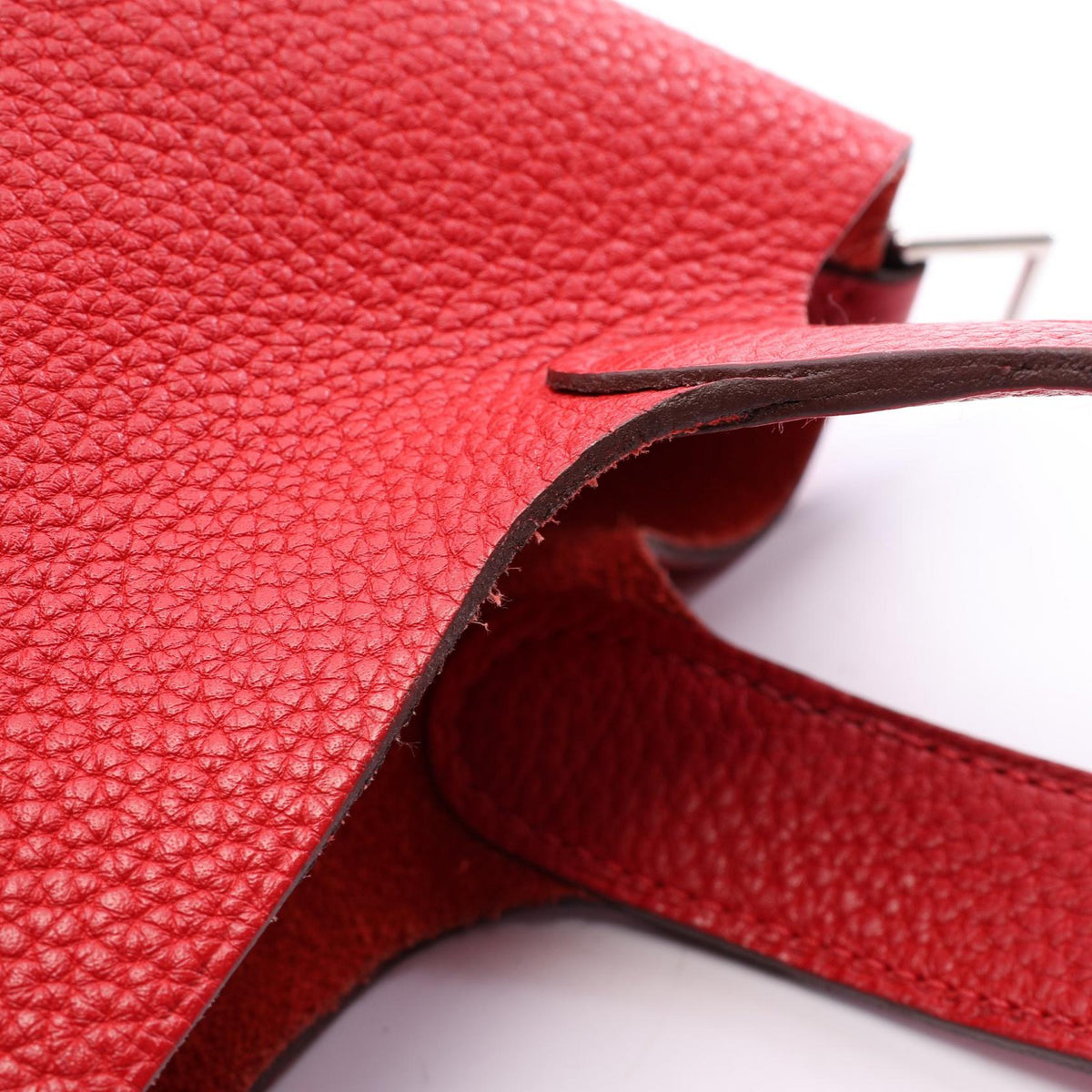 エルメス ピコタンロックPM ルージュカザック ハンドバッグ レッド系 トリヨンクレマンス バッグ HERMES