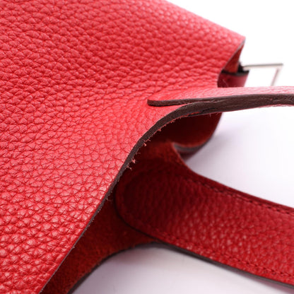 エルメス ピコタンロックPM ルージュカザック ハンドバッグ レッド系 トリヨンクレマンス バッグ HERMES