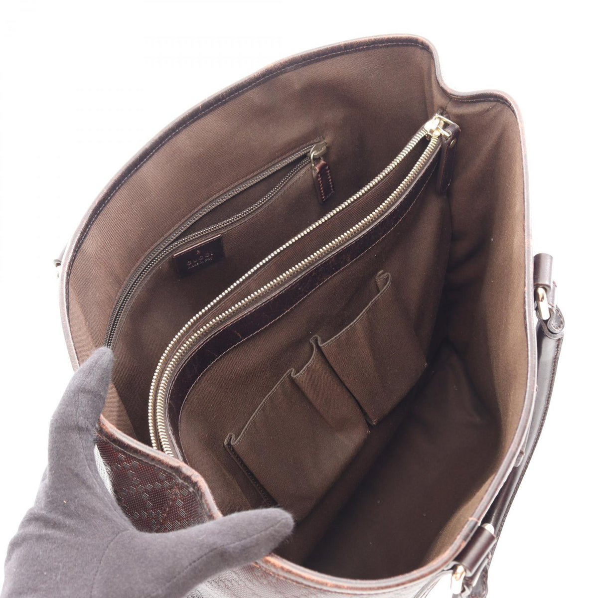 グッチ ディアマンテ トートバッグ ブラウン系 バッグ GUCCI