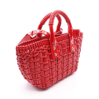 バレンシアガ BISTRO XS ビストロ バスケットバッグ 2WAY トートバッグ レッド系 バッグ BALENCIAGA