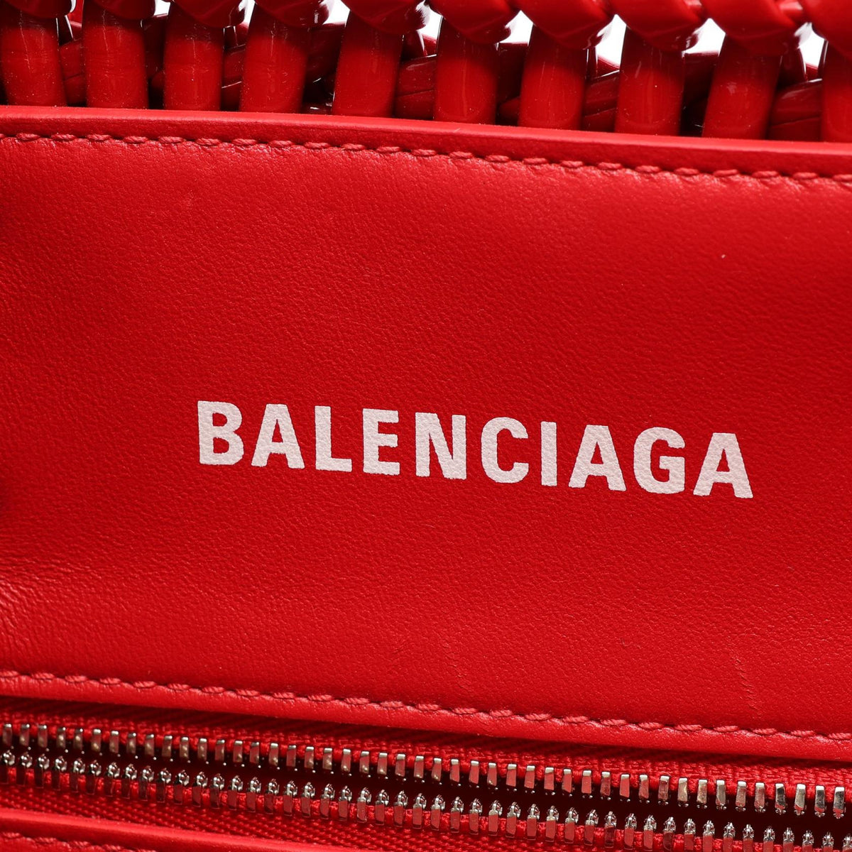 バレンシアガ BISTRO XS ビストロ バスケットバッグ 2WAY トートバッグ レッド系 バッグ BALENCIAGA