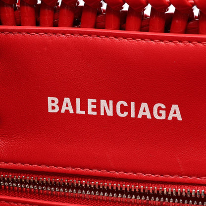 バレンシアガ BISTRO XS ビストロ バスケットバッグ 2WAY トートバッグ レッド系 バッグ BALENCIAGA