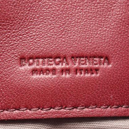 ボッテガヴェネタ イントレチャート セカンドバッグ クラッチバッグ ボルドー系 バッグ BOTTEGA VENETA