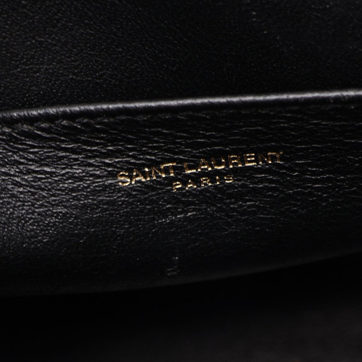 サンローランパリ YSLライン ベイビー モノグラム カバス 2WAY ハンドバッグ ブラック系 バッグ SAINT LAURENT PARIS