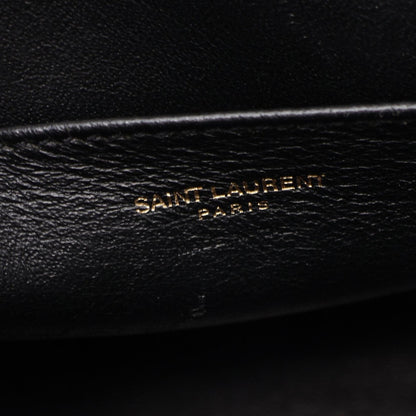 サンローランパリ YSLライン ベイビー モノグラム カバス 2WAY ハンドバッグ ブラック系 バッグ SAINT LAURENT PARIS