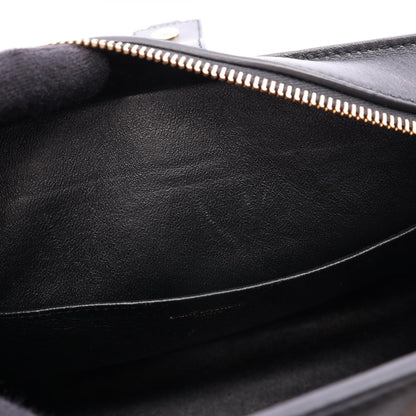 サンローランパリ YSLライン ベイビー モノグラム カバス 2WAY ハンドバッグ ブラック系 バッグ SAINT LAURENT PARIS