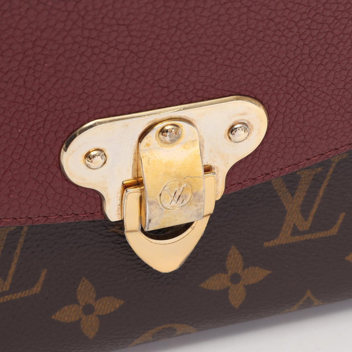 ルイ・ヴィトン サン プラシード ショルダーバッグ ブラウン系 ボルドー系 ボルドー バッグ LOUIS VUITTON