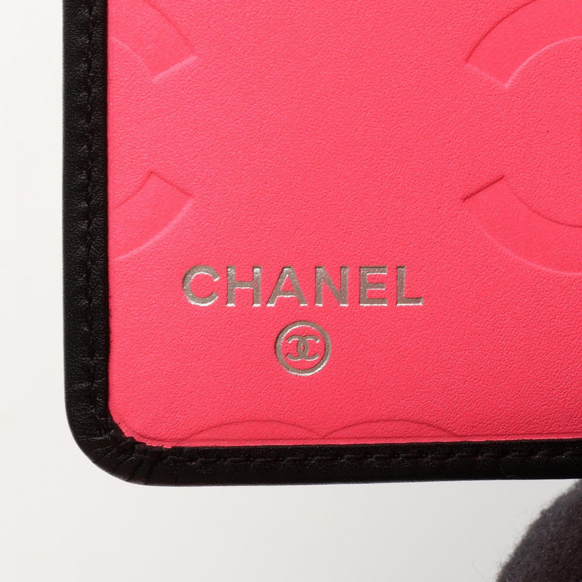 シャネル カンボンライン 二つ折り長財布 ブラック系 財布・小物 CHANEL