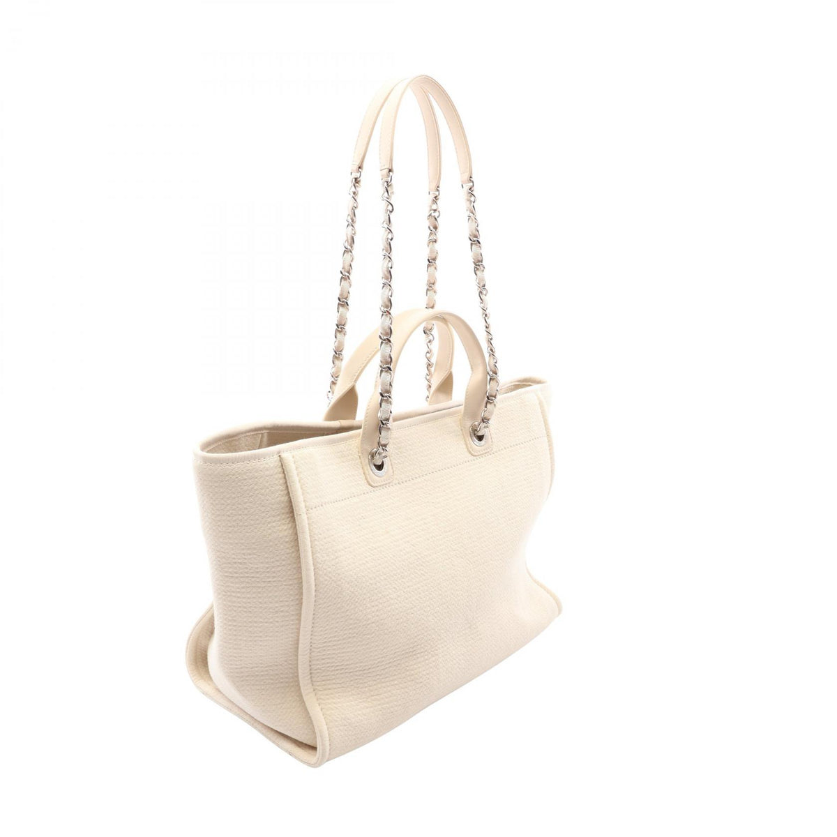 シャネル ドーヴィル 2WAY トートバッグ ホワイト系 バッグ CHANEL