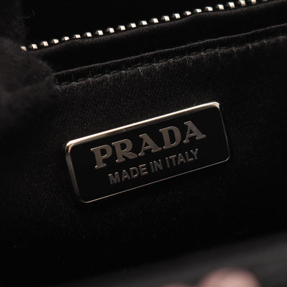 プラダ PAILLETTES BAIA スパンコール 2WAY ハンドバッグ ブラック系 ピンク系 バッグ PRADA