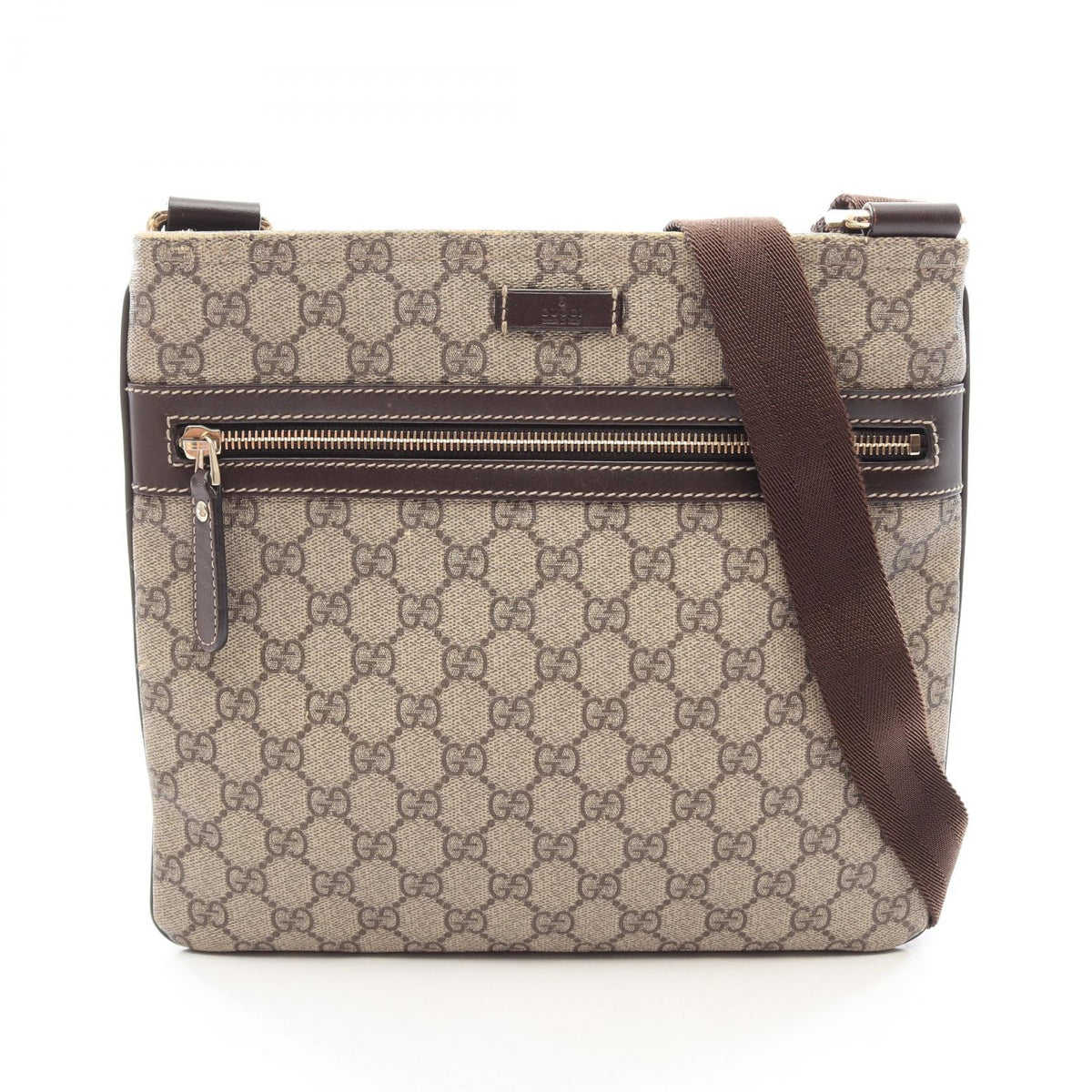 グッチ GGスプリーム ショルダーバッグ ベージュ系 ブラウン系 バッグ GUCCI