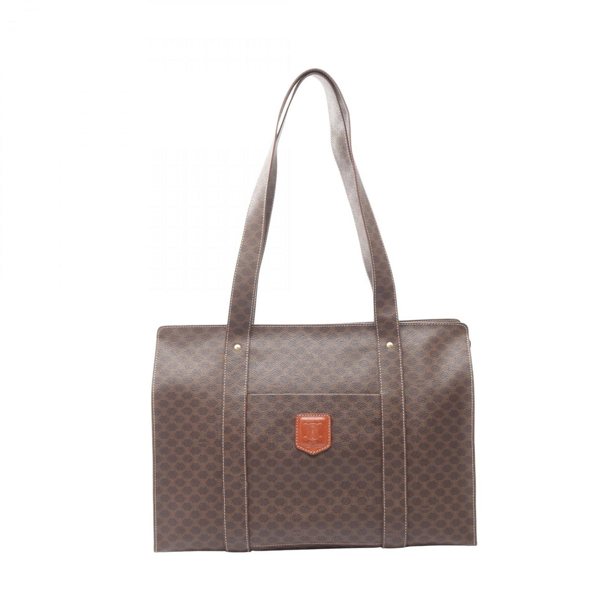 セリーヌ マカダム トートバッグ ブラウン系 バッグ CELINE