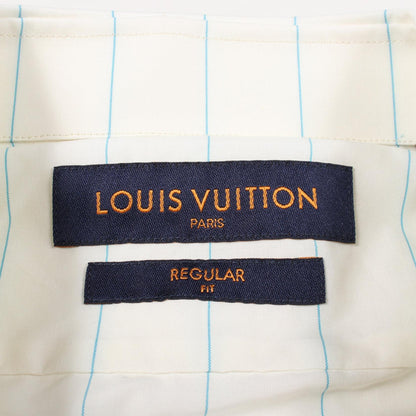 ルイ・ヴィトン モノグラム ストライプ 半袖 その他トップス ホワイト系 ネイビー系 ブルー系 トップス LOUIS VUITTON
