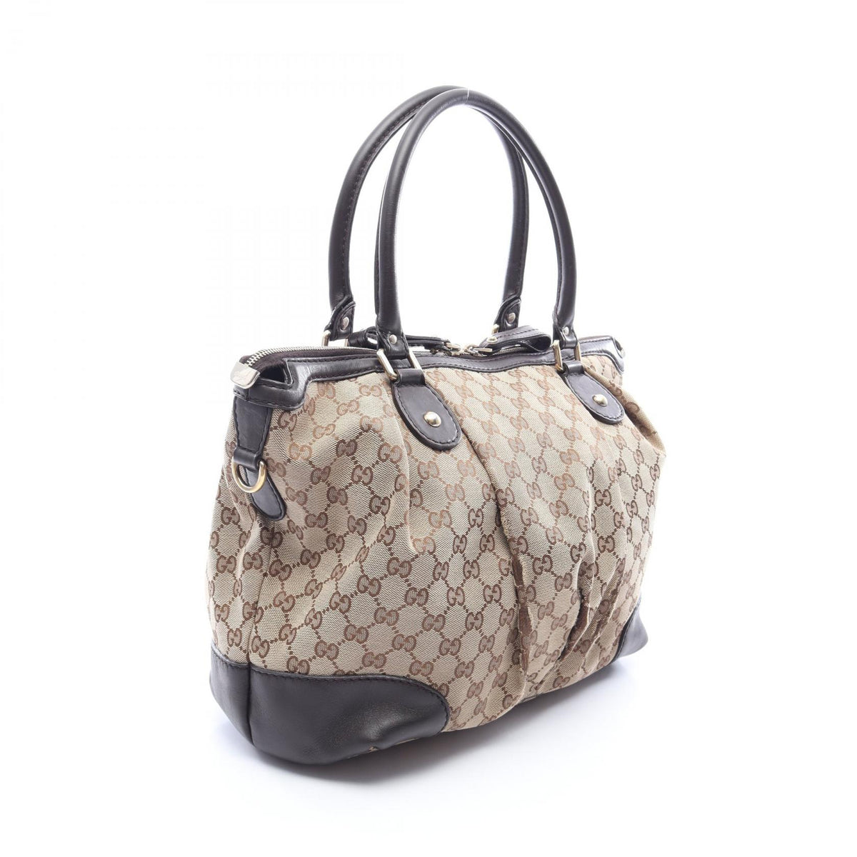 グッチ スーキー GGキャンバス ハンドバッグ ベージュ系 ブラウン系 バッグ GUCCI