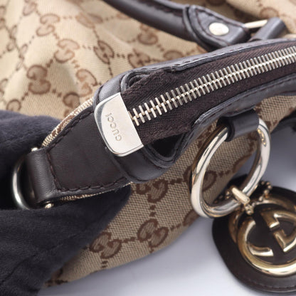 グッチ スーキー GGキャンバス ハンドバッグ ベージュ系 ブラウン系 バッグ GUCCI