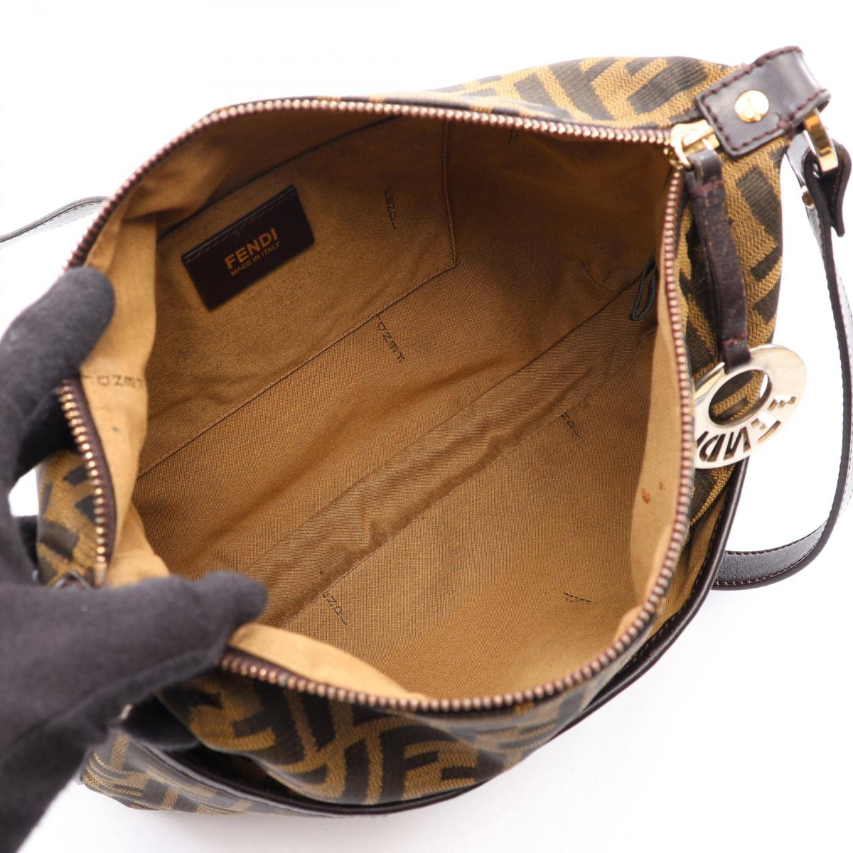 フェンディ ズッカ ショルダーバッグ ブラウン系 バッグ FENDI
