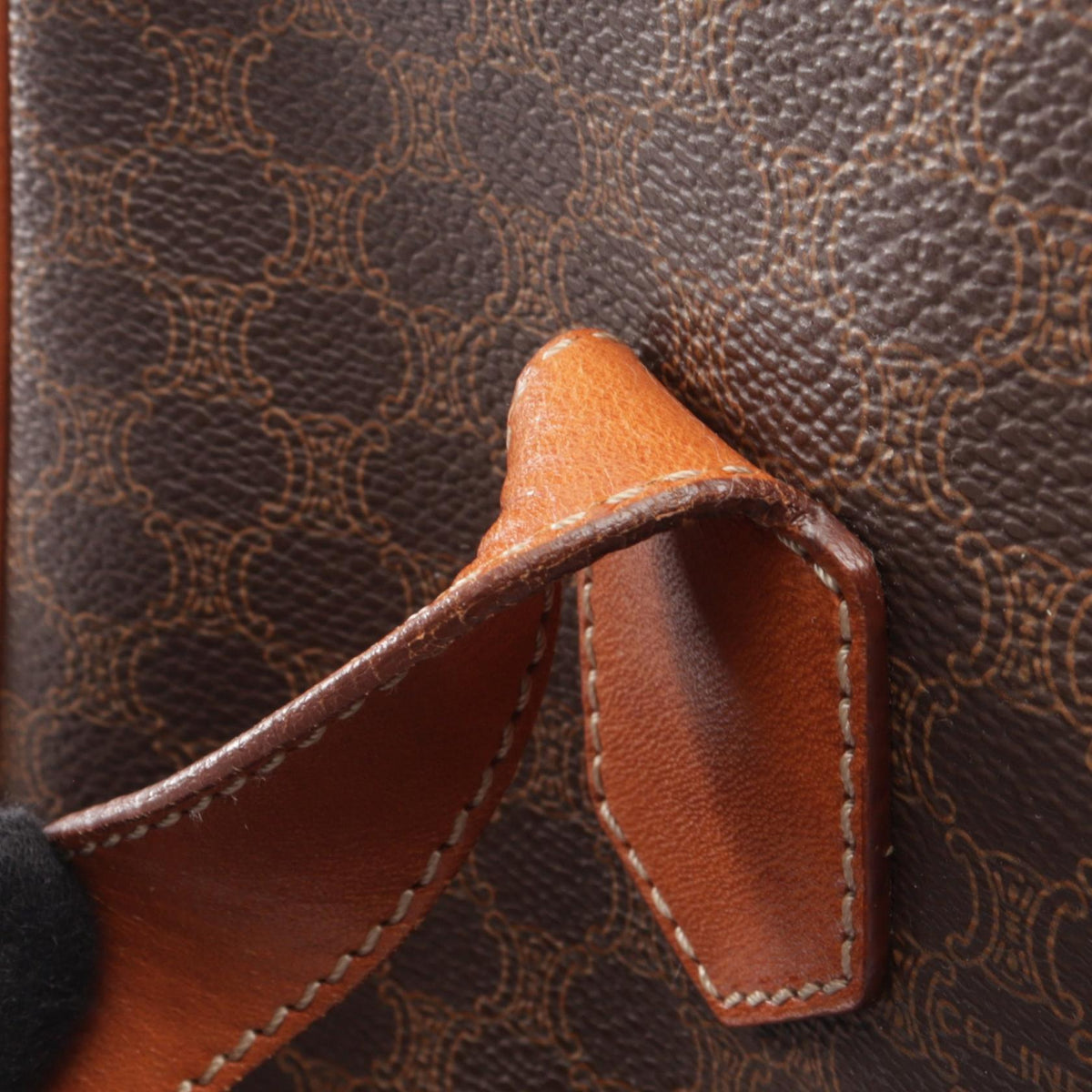 セリーヌ マカダム トートバッグ ブラウン系 バッグ CELINE