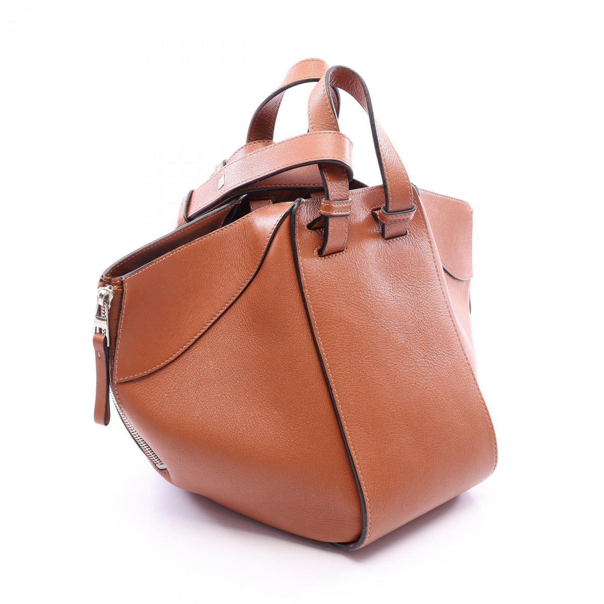 ロエベ ハンモックバッグ スモール 2WAY ハンドバッグ ブラウン系 バッグ LOEWE