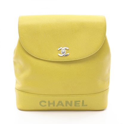 シャネル ココマーク リュックサック バックパック イエロー系 バッグ CHANEL