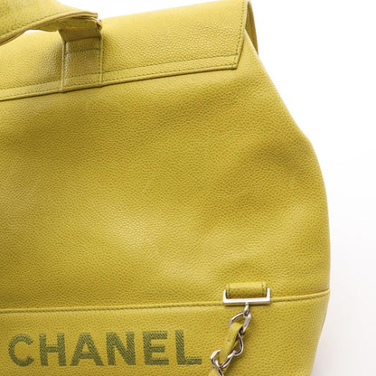 シャネル ココマーク リュックサック バックパック イエロー系 バッグ CHANEL