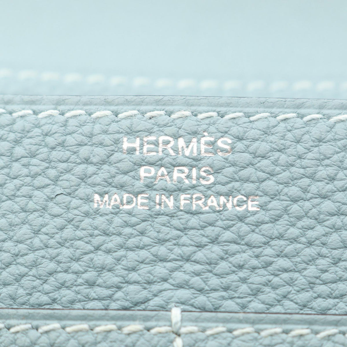 エルメス ドゴン デュオ シエル 二つ折り長財布 グリーン系 トゴ 財布・小物 HERMES