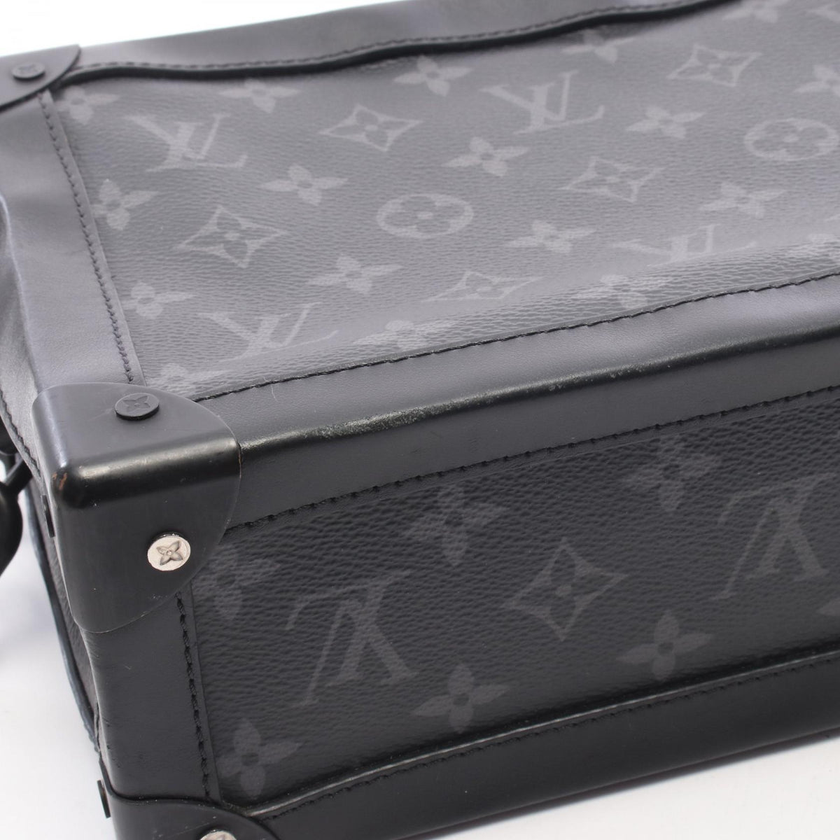 ルイ・ヴィトン ソフトトランク ショルダーバッグ ブラック系 ノワール バッグ LOUIS VUITTON
