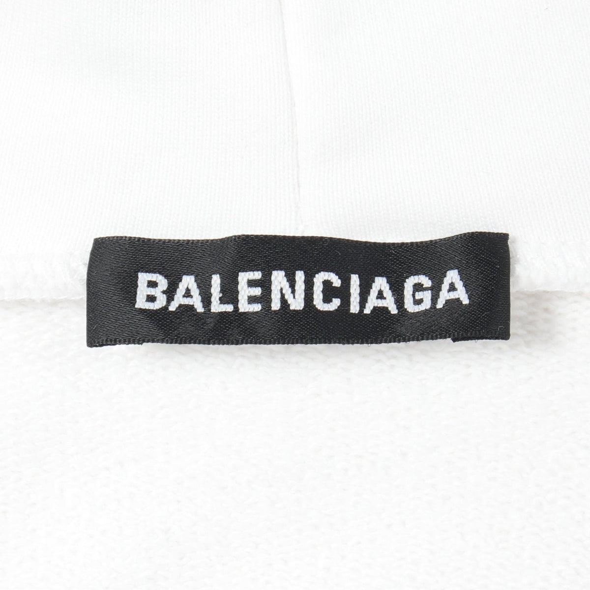 バレンシアガ キャンペーンロゴ ミディアムフィット パーカー ホワイト系 トップス BALENCIAGA