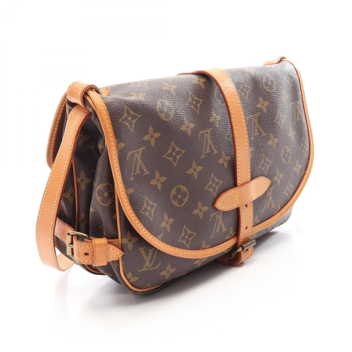 ルイ・ヴィトン ソミュール30 ショルダーバッグ ブラウン系 バッグ LOUIS VUITTON