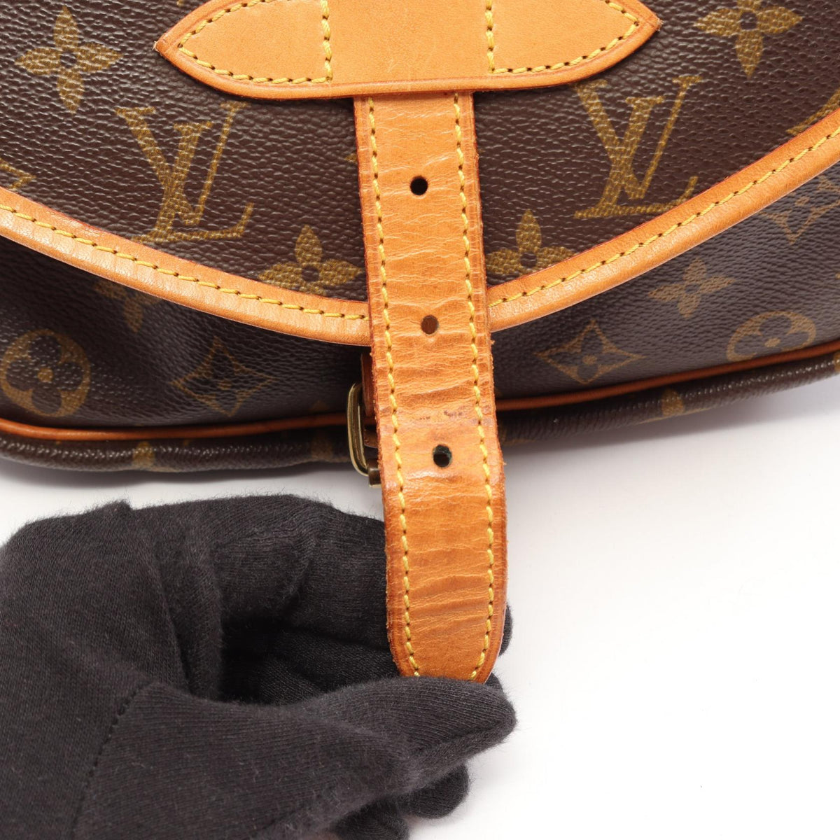 ルイ・ヴィトン ソミュール30 ショルダーバッグ ブラウン系 バッグ LOUIS VUITTON