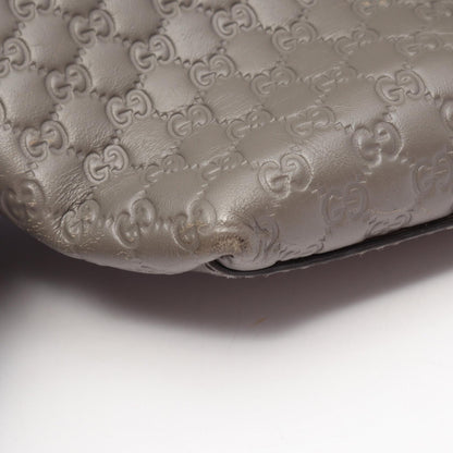 グッチ マイクログッチシマ 2WAY ハンドバッグ グレー系 バッグ GUCCI