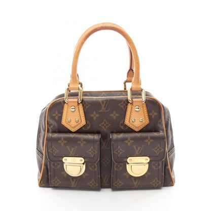 ルイ・ヴィトン マンハッタンPM モノグラム ハンドバッグ ブラウン系 バッグ LOUIS VUITTON