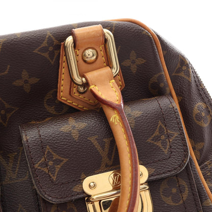 ルイ・ヴィトン マンハッタンPM モノグラム ハンドバッグ ブラウン系 バッグ LOUIS VUITTON