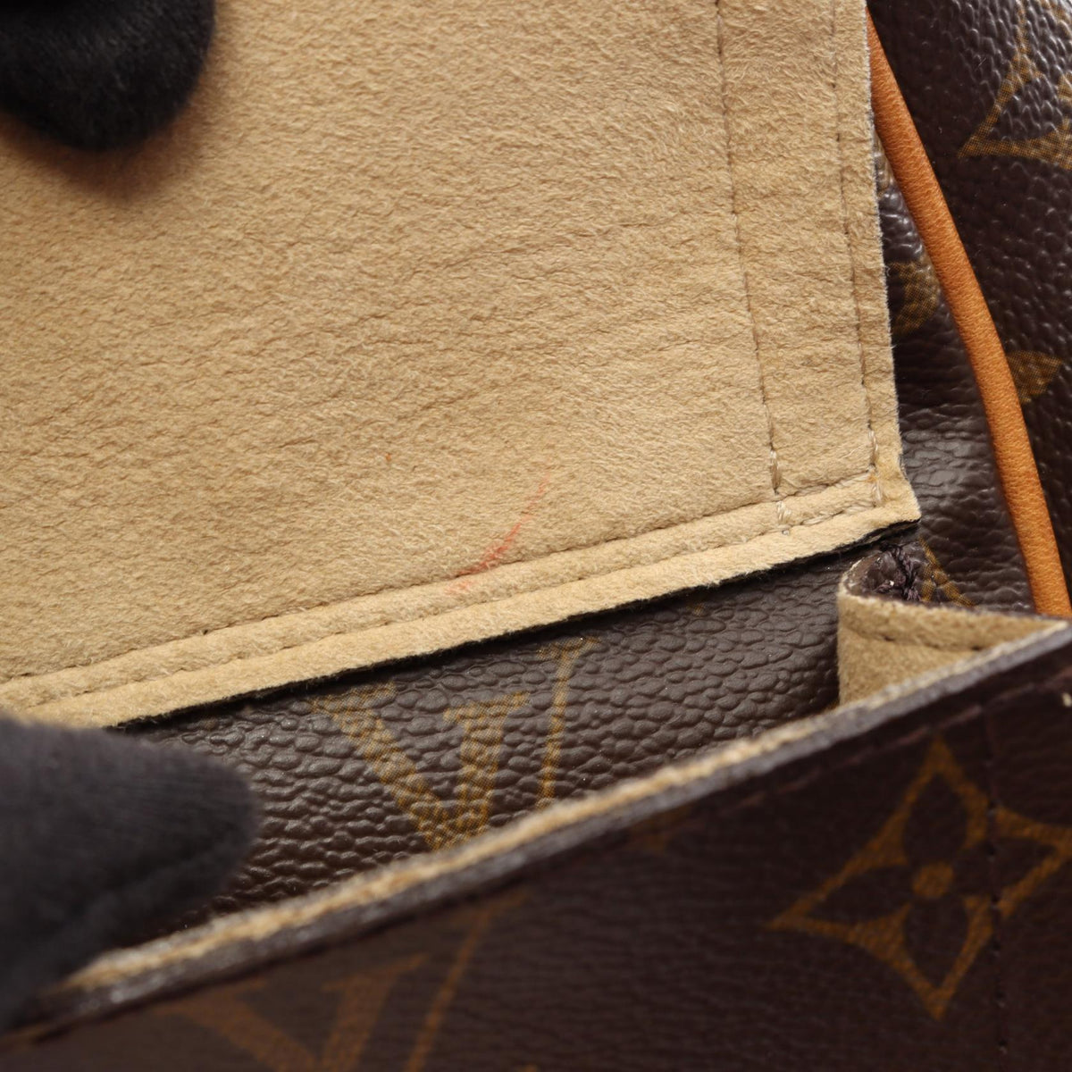 ルイ・ヴィトン マンハッタンPM モノグラム ハンドバッグ ブラウン系 バッグ LOUIS VUITTON
