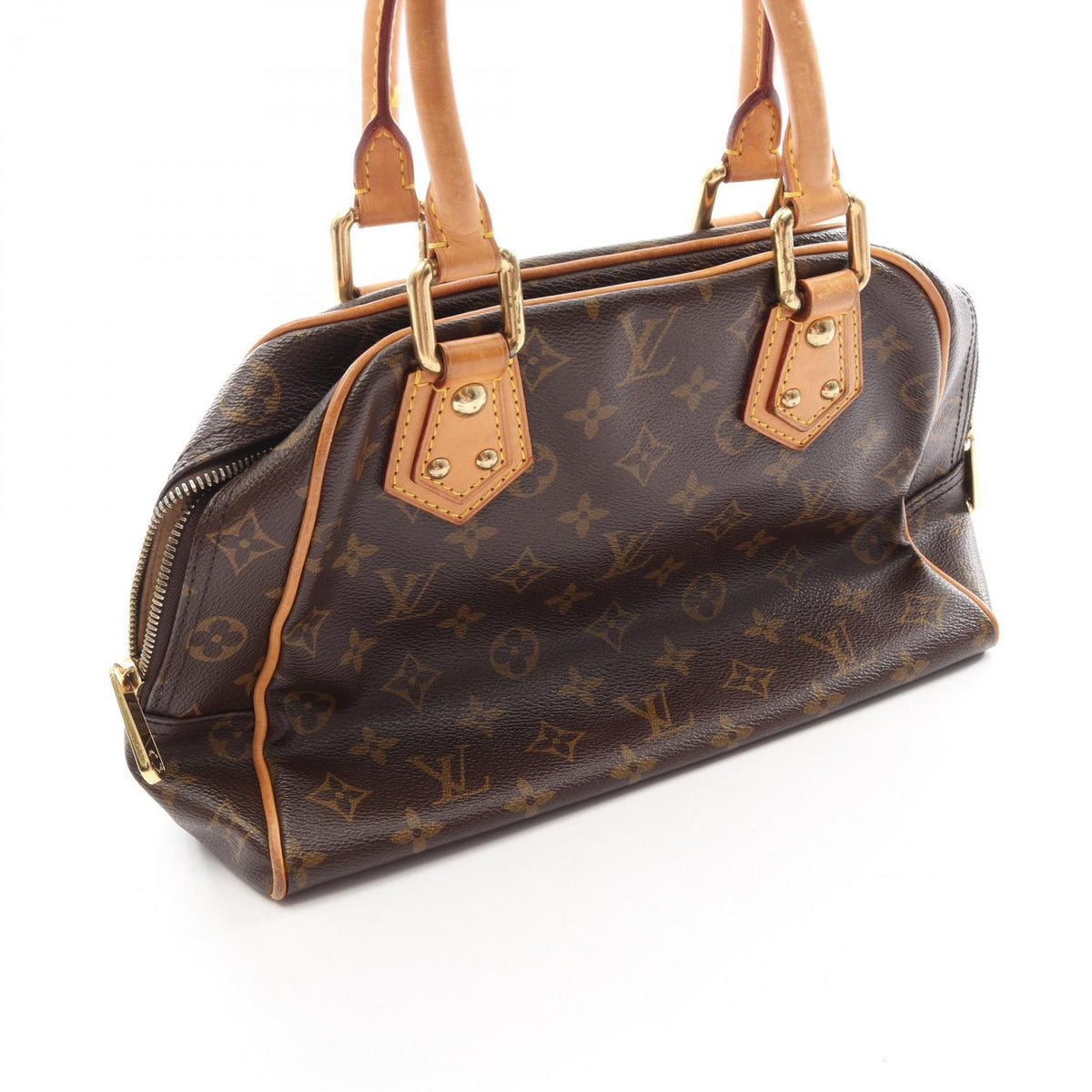 ルイ・ヴィトン マンハッタンPM モノグラム ハンドバッグ ブラウン系 バッグ LOUIS VUITTON