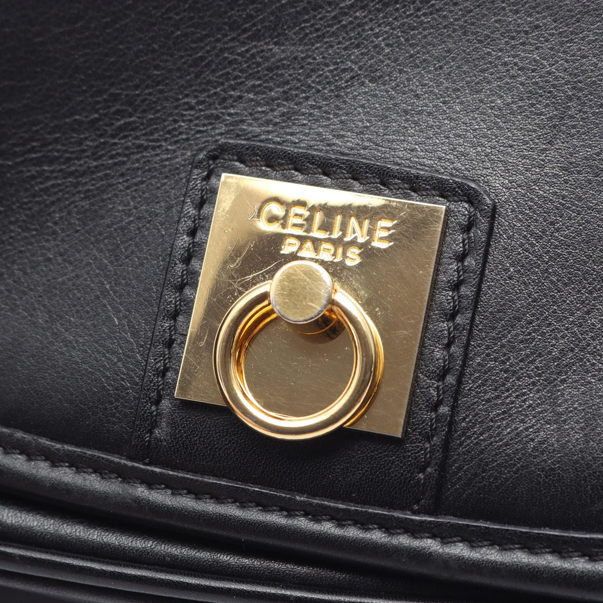 セリーヌ ガンチーニ ショルダーバッグ ブラック系 バッグ CELINE