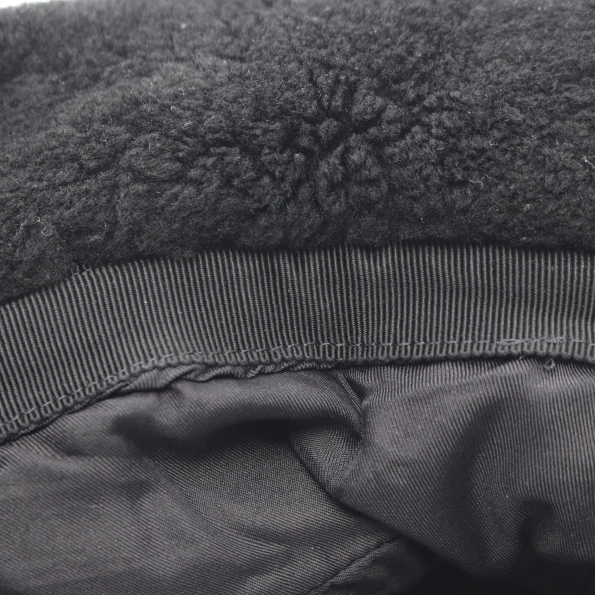 プラダ 三角プレート バケット ハット ブラック系 財布・小物 PRADA