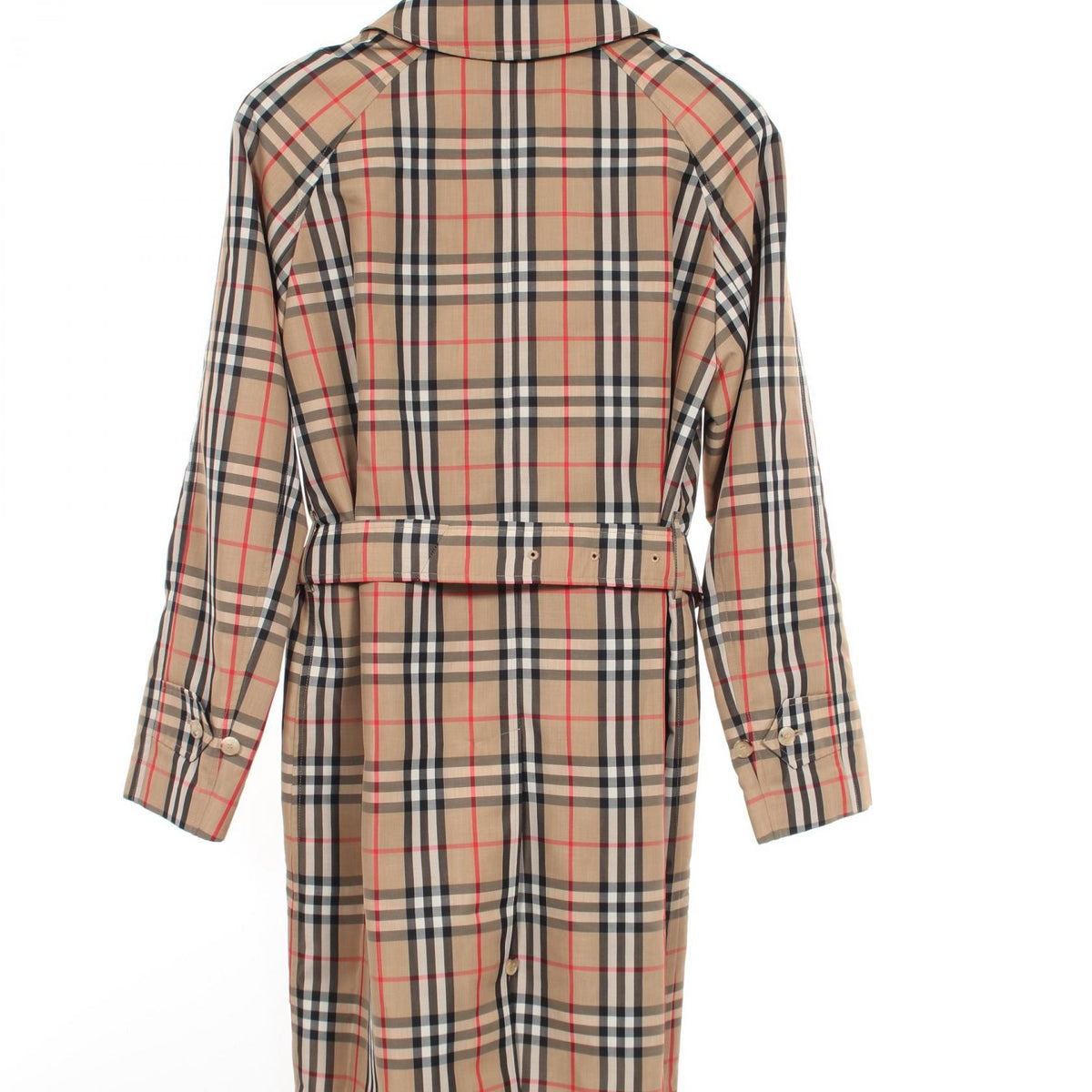 バーバリー KEMPTON SHORT ノバチェック トレンチコート ベージュ系 ブラック系 マルチカラー アウター BURBERRY
