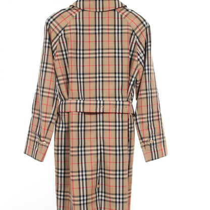 バーバリー KEMPTON SHORT ノバチェック トレンチコート ベージュ系 ブラック系 マルチカラー アウター BURBERRY