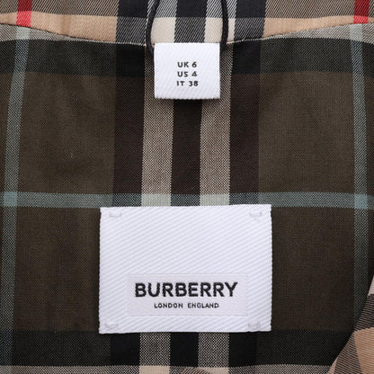 バーバリー KEMPTON SHORT ノバチェック トレンチコート ベージュ系 ブラック系 マルチカラー アウター BURBERRY
