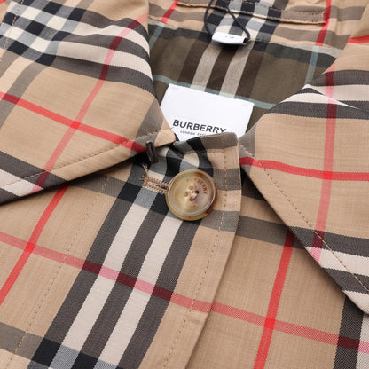 バーバリー KEMPTON SHORT ノバチェック トレンチコート ベージュ系 ブラック系 マルチカラー アウター BURBERRY
