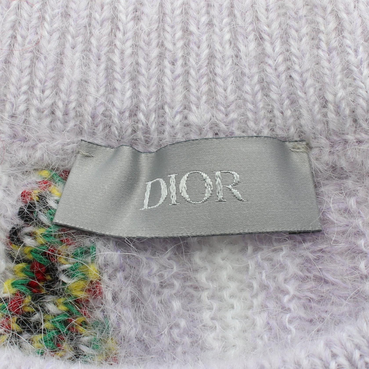 ディオール Christian Dior × Peter Doig ストライプ セーター パープル系 マルチカラー トップス DIOR